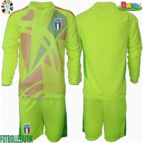 Italien Målvakt Hemmaställ Barn EM 2024 Långärmad (+ Korta byxor)